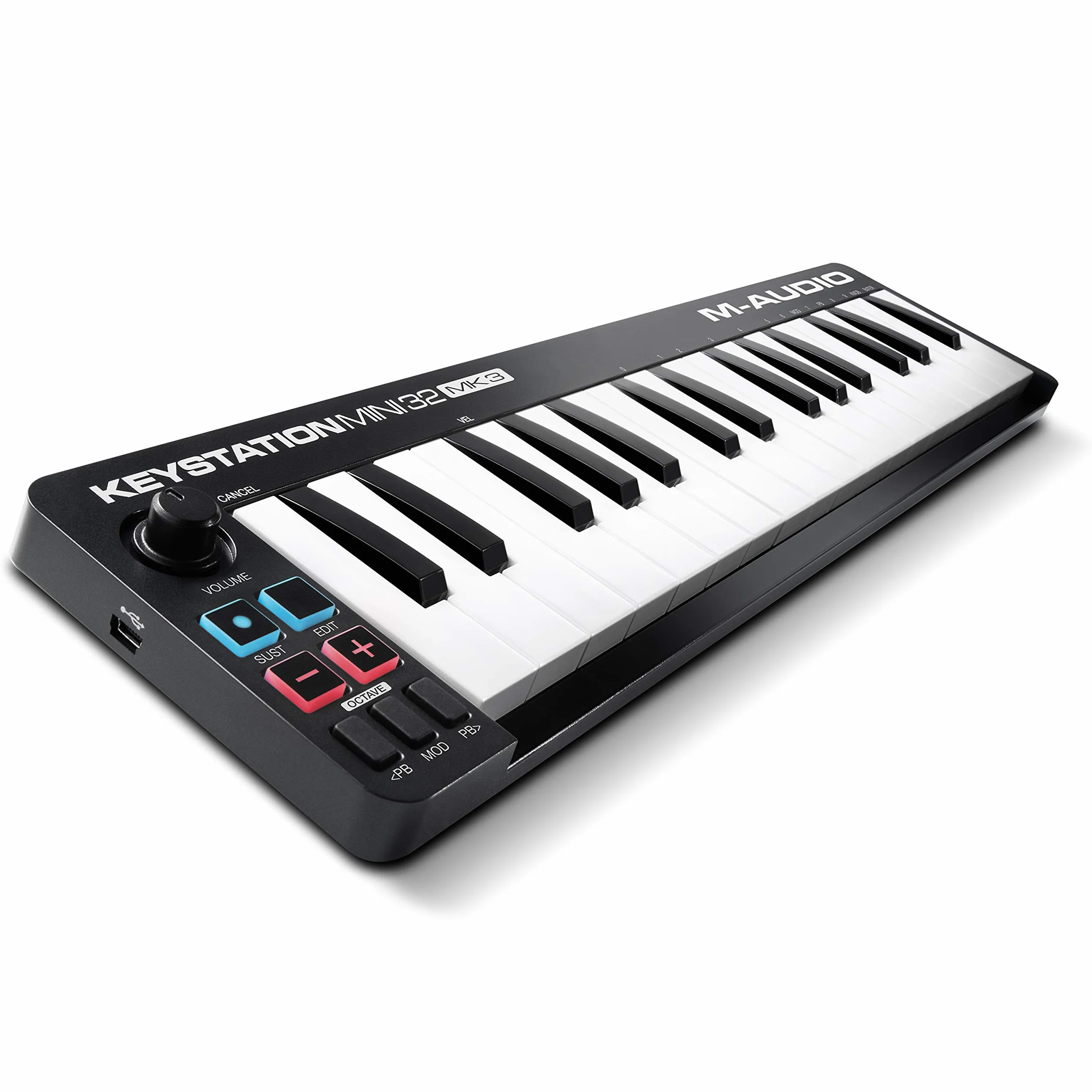 M-AUDIO Keystation Mini 32 MK3 Teclado Controlador MIDI USB de 32 Teclas, Ultra Portátil con Software Incluido